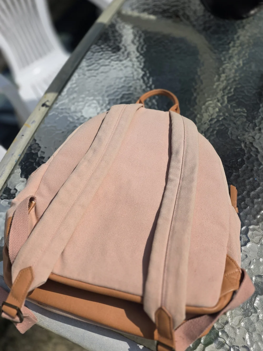 Everyday Canvas Backpack - Blush Pink